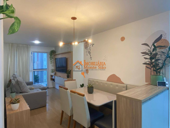 Apartamento com 3 Quartos à Venda, 75 m² em Picanço - Guarulhos