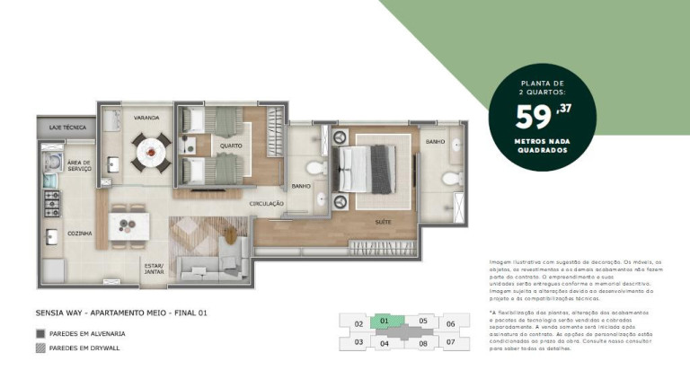 Apartamento com 2 Quartos à Venda, 5 m² em Estoril - Belo Horizonte
