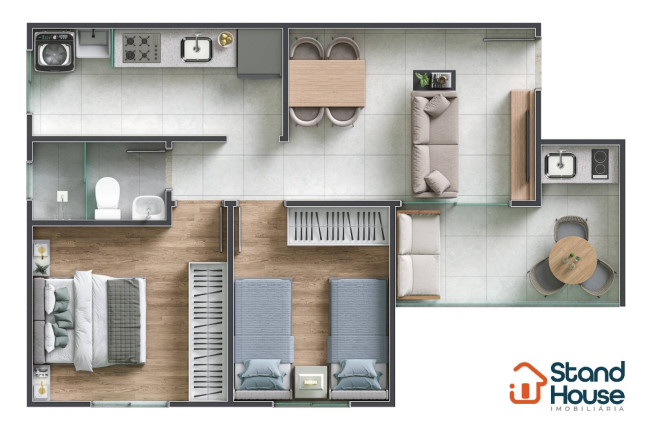 Imagem Apartamento com 2 Quartos à Venda, 47 m² em Sim - Feira De Santana Imagem Apartamento com 2 Quartos à Venda, 47 m² em Sim - Feira De Santana