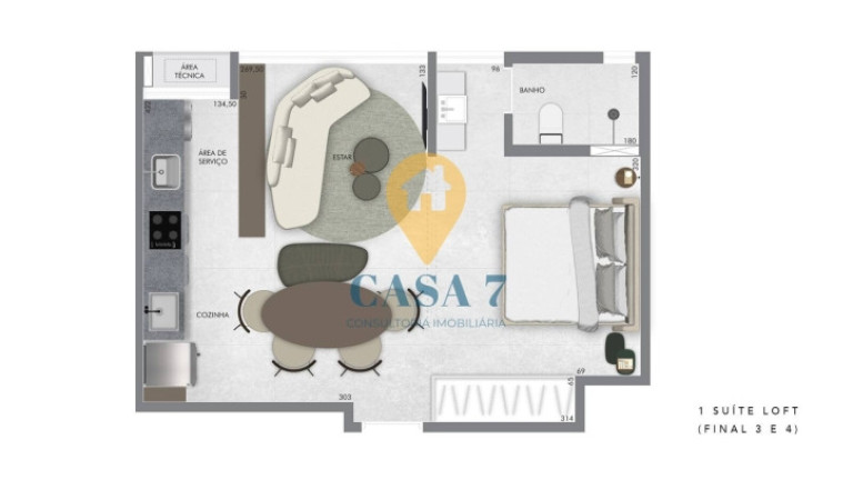 Imagem Apartamento com 2 Quartos à Venda, 36 m² em Carmo - Belo Horizonte