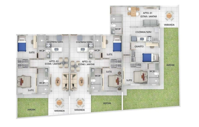 Imagem Apartamento com 2 Quartos à Venda, 61 m² em Formosa - Cabedelo Imagem Apartamento com 2 Quartos à Venda, 61 m² em Formosa - Cabedelo