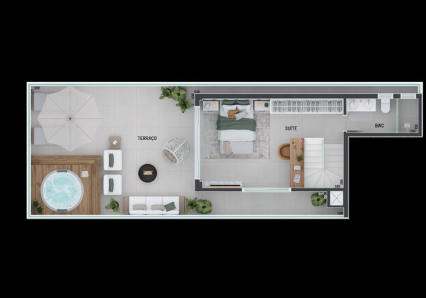 Imagem Cobertura com 3 Quartos à Venda, 133 m² em Portão - Curitiba
