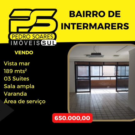 Apartamento com 3 Quartos à Venda, 189 m² em Portal Do Sol - João Pessoa