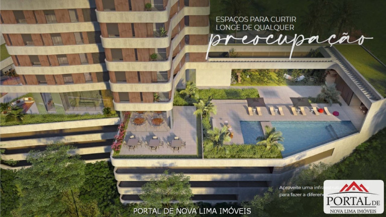 Imagem Apartamento com 3 Quartos à Venda, 114 m² em Vale Do Sereno - Nova Lima