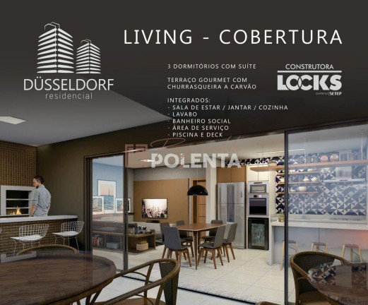 Imagem Apartamento com 3 Quartos à Venda, 97 m² em Santa Bárbara - Criciúma