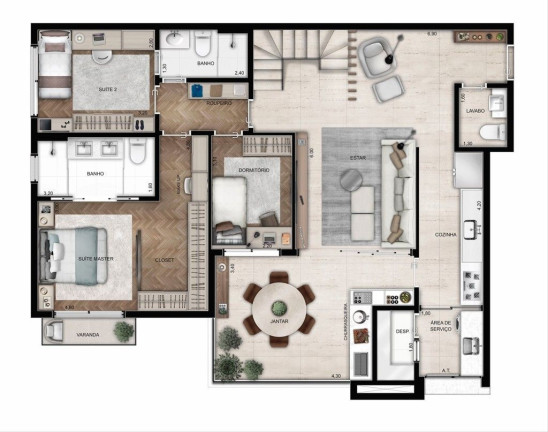 Imagem Apartamento com 2 Quartos à Venda, 92 m² em Lapa - São Paulo Imagem Apartamento com 2 Quartos à Venda, 92 m² em Lapa - São Paulo