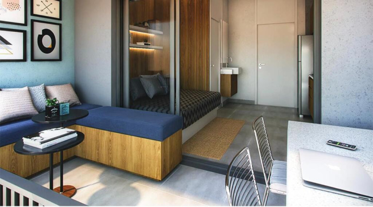 Imagem Apartamento com 1 Quarto para Alugar, em Liberdade - São Paulo Imagem Apartamento com 1 Quarto para Alugar, em Liberdade - São Paulo