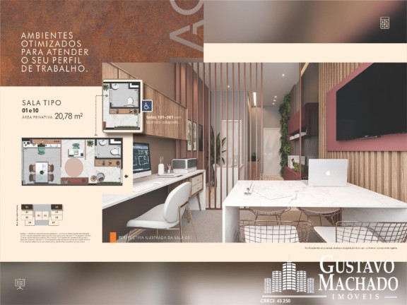 Imagem Sala Comercial à Venda, 20 m² em Aterrado - Volta Redonda