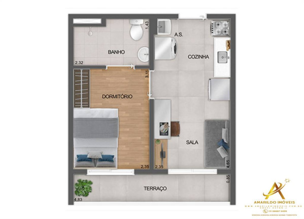 Imagem Apartamento com 1 Quarto à Venda, 27 m² em Planalto Paulista - Sao Paulo Imagem Apartamento com 1 Quarto à Venda, 27 m² em Planalto Paulista - Sao Paulo