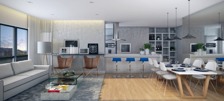 Apartamento com 3 Quartos à Venda, 93 m² em Menino Deus - Porto Alegre