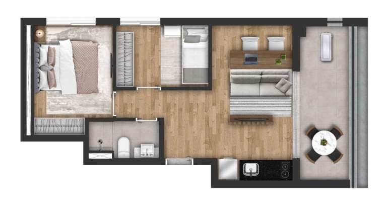 Imagem Apartamento com 1 Quarto à Venda, 54 m² em Jardins - São Paulo Imagem Apartamento com 1 Quarto à Venda, 54 m² em Jardins - São Paulo