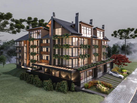 Apartamento com 1 Quarto à Venda, 47 m² em Floresta - Gramado