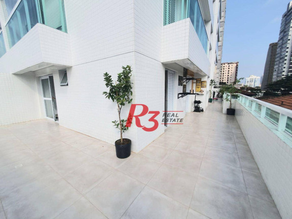 Apartamento com 2 Quartos à Venda ou Locação, 68 m² em Embaré - Santos