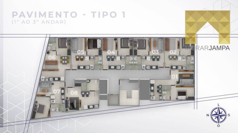 Imagem Apartamento com 1 Quarto à Venda, 28 m² em Cabo Branco - João Pessoa Imagem Apartamento com 1 Quarto à Venda, 28 m² em Cabo Branco - João Pessoa