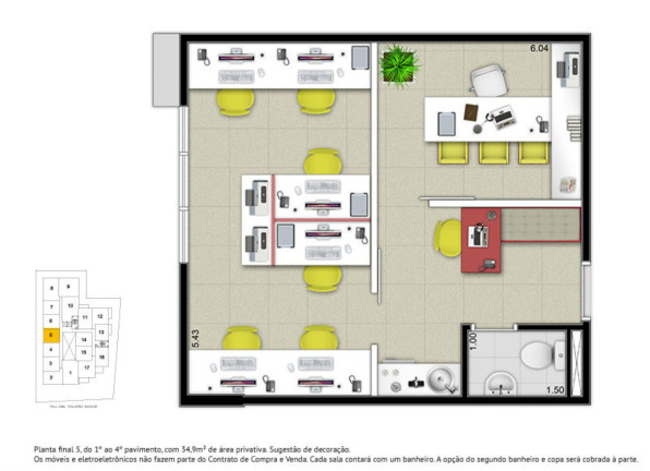 Imagem Sala Comercial à Venda, 51 m² em Campo Belo - São Paulo Imagem Sala Comercial à Venda, 51 m² em Campo Belo - São Paulo