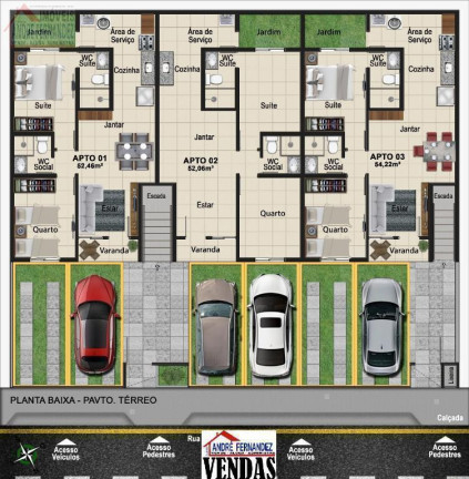 Imagem Apartamento com 2 Quartos à Venda, 58 m² em Jardim Atlântico - Olinda Imagem Apartamento com 2 Quartos à Venda, 58 m² em Jardim Atlântico - Olinda