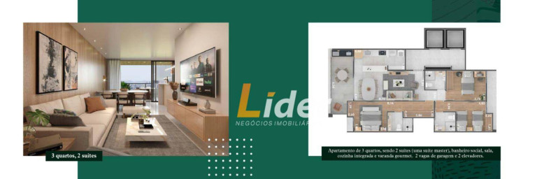 Imagem Apartamento com 3 Quartos à Venda, 105 m² em Santa Helena - Juiz De Fora