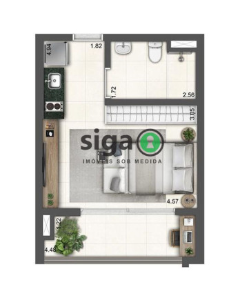 Imagem Apartamento com 1 Quarto à Venda, 32 m² em Chácara Inglesa - São Paulo Imagem Apartamento com 1 Quarto à Venda, 32 m² em Chácara Inglesa - São Paulo