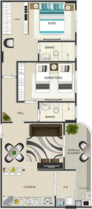 Imagem Apartamento com 2 Quartos à Venda, 84 m² em Caiçara - Praia Grande Imagem Apartamento com 2 Quartos à Venda, 84 m² em Caiçara - Praia Grande