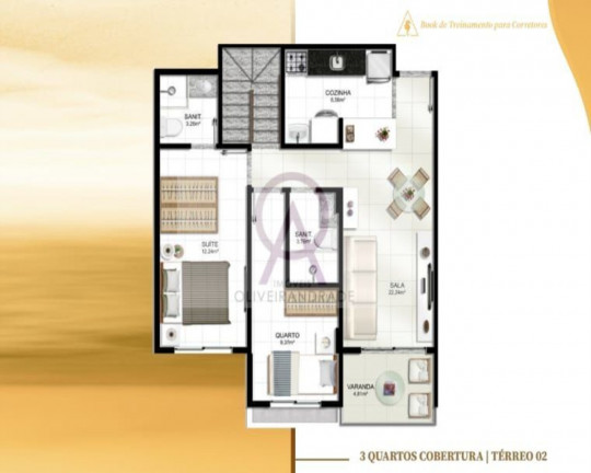 Imagem Imóvel com 1 Quarto à Venda, 45 m² em Piatã - Salvador Imagem Imóvel com 1 Quarto à Venda, 45 m² em Piatã - Salvador