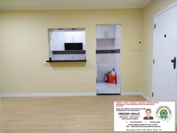 Imagem Apartamento com 1 Quarto à Venda, 52 m² em Itararé - São Vicente Imagem Apartamento com 1 Quarto à Venda, 52 m² em Itararé - São Vicente