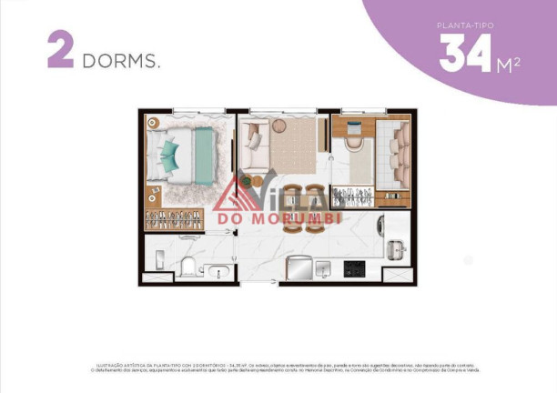 Imagem Apartamento com 2 Quartos à Venda, 39 m² em Santo Amaro - São Paulo Imagem Apartamento com 2 Quartos à Venda, 39 m² em Santo Amaro - São Paulo