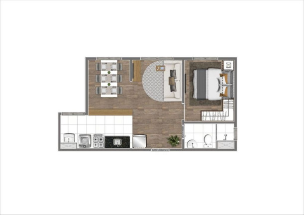 Imagem Imóvel com 2 Quartos à Venda, 36 m² em Morumbi - São Paulo Imagem Imóvel com 2 Quartos à Venda, 36 m² em Morumbi - São Paulo