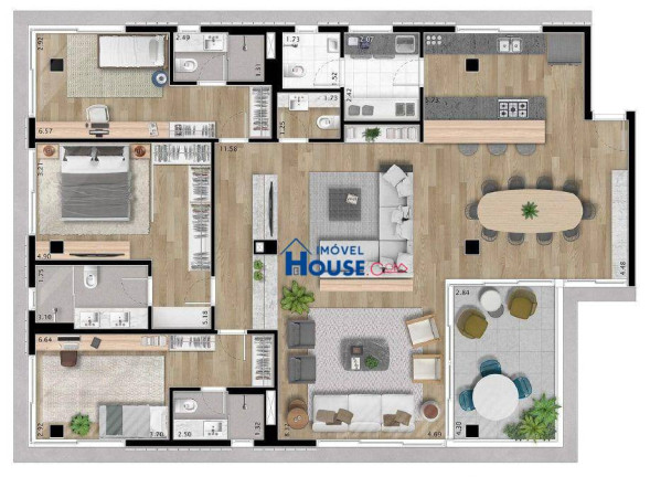 Imagem Apartamento com 3 Quartos à Venda, 187 m² em Pinheiros - São Paulo Imagem Apartamento com 3 Quartos à Venda, 187 m² em Pinheiros - São Paulo