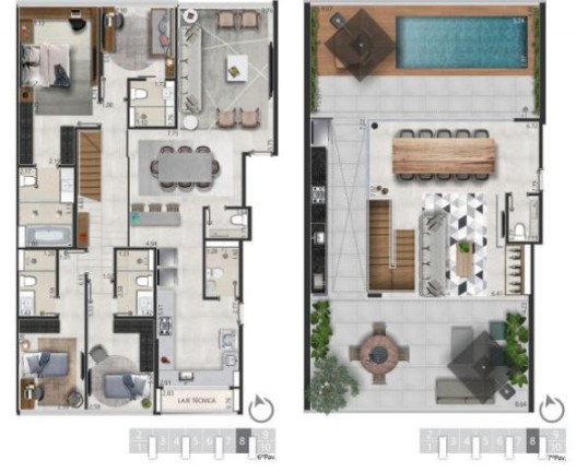 Imagem Apartamento com 3 Quartos à Venda, 200 m² em Sudoeste - Brasilia Imagem Apartamento com 3 Quartos à Venda, 200 m² em Sudoeste - Brasilia