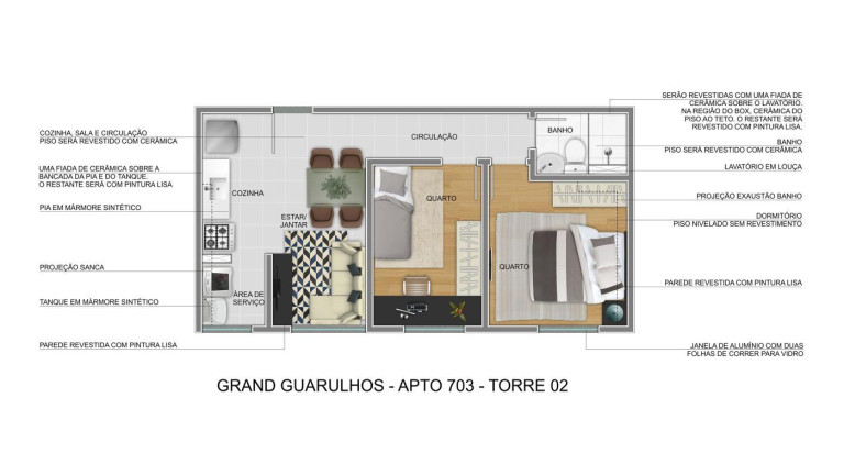 Imagem Apartamento com 2 Quartos à Venda,  em Vila Nova Bonsucesso - Guarulhos