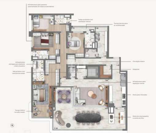 Imagem Apartamento com 4 Quartos à Venda, 251 m² em Moema - São Paulo Imagem Apartamento com 4 Quartos à Venda, 251 m² em Moema - São Paulo