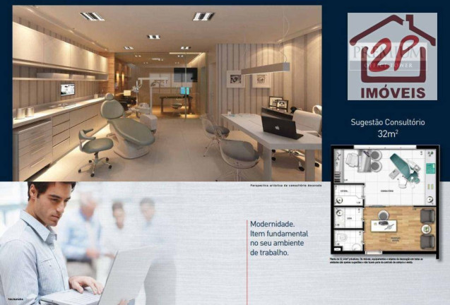 Imagem Sala Comercial à Venda ou Locação, 33 m² em Centro - Jacareí Imagem Sala Comercial à Venda ou Locação, 33 m² em Centro - Jacareí