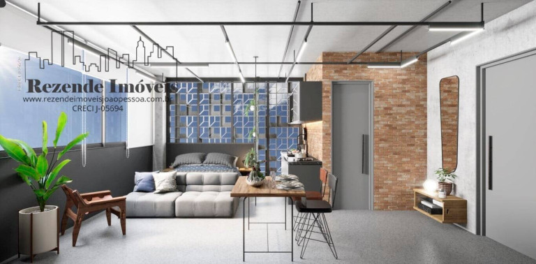 Imagem Apartamento com 1 Quarto à Venda, 30 m² em Manaíra - João Pessoa