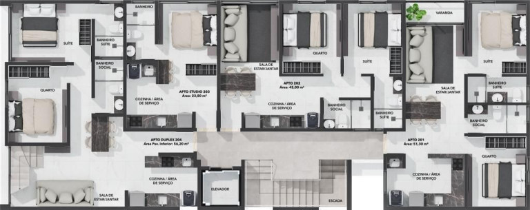 Imagem Apartamento com 2 Quartos à Venda, 54 m² em Bessa - João Pessoa Imagem Apartamento com 2 Quartos à Venda, 54 m² em Bessa - João Pessoa