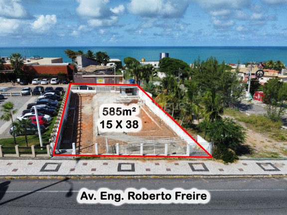 Imagem Terreno para Alugar, 585 m² em Ponta Negra - Natal Imagem Terreno para Alugar, 585 m² em Ponta Negra - Natal