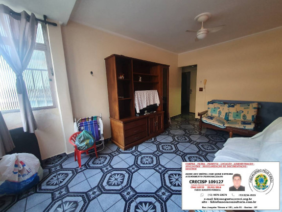 Imagem Apartamento com 1 Quarto para Alugar, 75 m² em Gonzaga - Santos Imagem Apartamento com 1 Quarto para Alugar, 75 m² em Gonzaga - Santos
