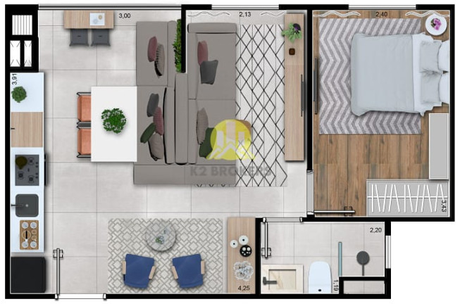 Imagem Apartamento com 2 Quartos à Venda, 41 m² em Morumbi - São Paulo Imagem Apartamento com 2 Quartos à Venda, 41 m² em Morumbi - São Paulo