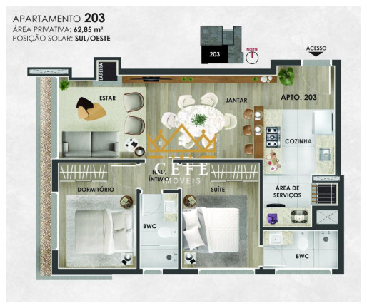 Imagem Imóvel com 2 Quartos à Venda, em Planalto - Gramado Imagem Imóvel com 2 Quartos à Venda, em Planalto - Gramado