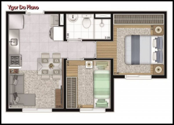 Imagem Apartamento com 2 Quartos à Venda, 39 m² em Colônia (zona Leste) - São Paulo
