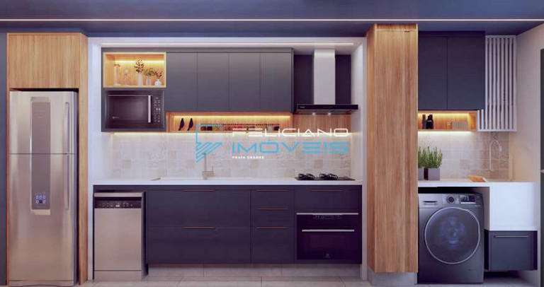 Imagem Apartamento com 2 Quartos à Venda, 77 m² em Canto Do Forte - Praia Grande