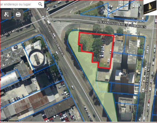 Imagem Terreno à Venda, 1.110 m² em Cristo Rei - Curitiba
