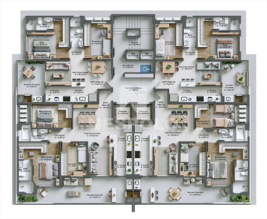 Imagem Apartamento com 1 Quarto à Venda, 74 m² em Fazenda - Itajai