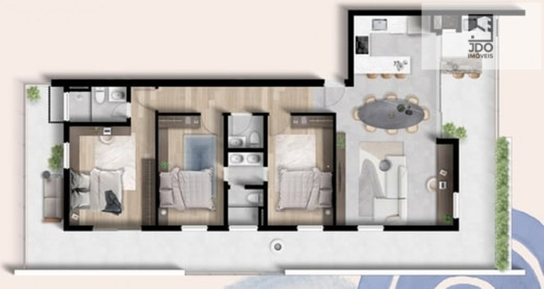 Imagem Apartamento com 3 Quartos à Venda, 137 m² em Juvevê - Curitiba Imagem Apartamento com 3 Quartos à Venda, 137 m² em Juvevê - Curitiba