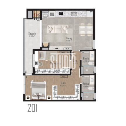 Imagem Apartamento com 2 Quartos à Venda, 84 m² em Centro - Carlos Barbosa Imagem Apartamento com 2 Quartos à Venda, 84 m² em Centro - Carlos Barbosa