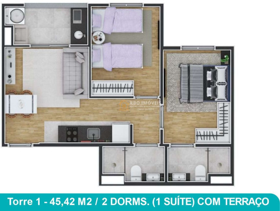 Imagem Apartamento com 2 Quartos à Venda, 42 m² em Vila Aparecida - Itapevi Imagem Apartamento com 2 Quartos à Venda, 42 m² em Vila Aparecida - Itapevi