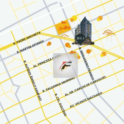 Imagem Studio com 1 Quarto à Venda, 32 m² em Mercês - Curitiba Imagem Studio com 1 Quarto à Venda, 32 m² em Mercês - Curitiba