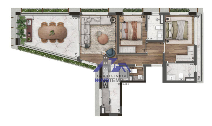 Imagem Apartamento com 2 Quartos à Venda, 101 m² em Itaim Bibi - São Paulo Imagem Apartamento com 2 Quartos à Venda, 101 m² em Itaim Bibi - São Paulo