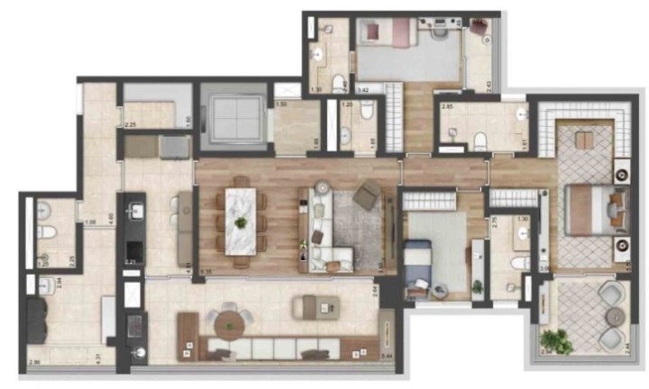 Imagem Apartamento com 3 Quartos à Venda, 203 m² em Perdizes - São Paulo Imagem Apartamento com 3 Quartos à Venda, 203 m² em Perdizes - São Paulo