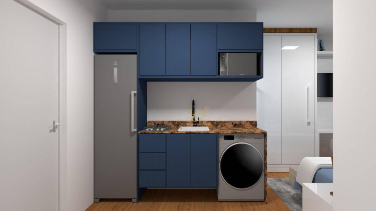 Imagem Studio com 1 Quarto à Venda, 17 m² em Portão - Curitiba Imagem Studio com 1 Quarto à Venda, 17 m² em Portão - Curitiba