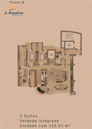 Imagem Apartamento com 3 Quartos à Venda,  em Cocó - Fortaleza